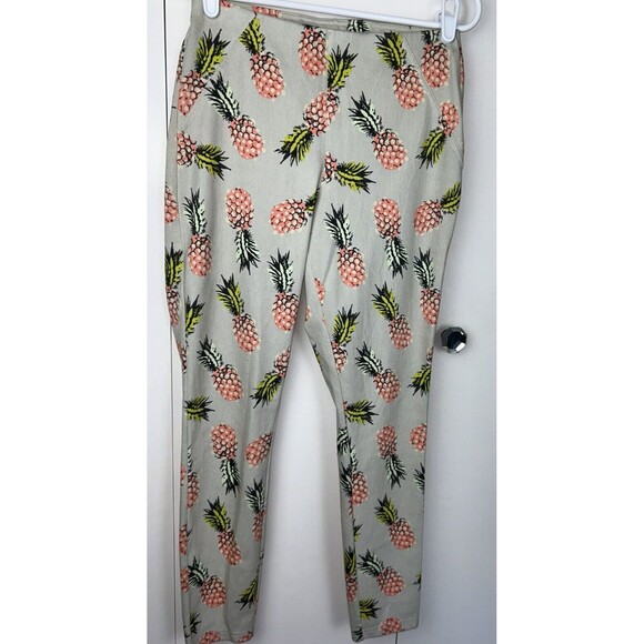 HUE Women's Size S Leggings Skimmer Pineapple Simply Stretch Pant jeans Sand NWT - Picture 9 of 9